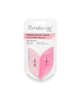 The Crème Shop Precision Grip Facial Hair Razors - Pink